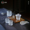 心缘堂琉璃茶器套装【行云流水套装】（1盖碗+1公道+2杯）品茗杯功夫杯茶杯琉璃茶具 商品缩略图0