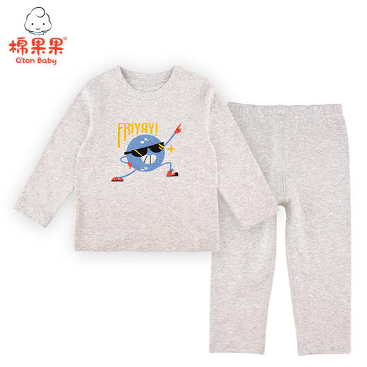 商场同款棉果果春秋季舒绒棉家居套头套装男童M511302221427 商品图0