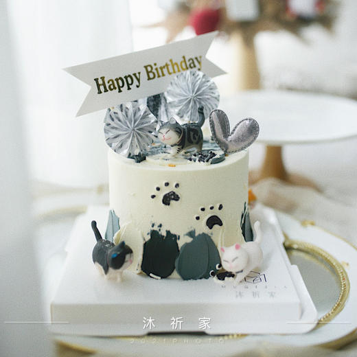 猫咪主题蛋糕 商品图0