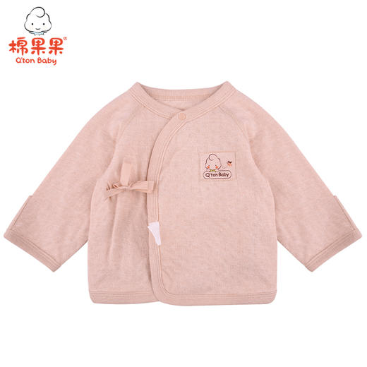 商场同款棉果果春秋季新疆彩棉双层提花偏襟上衣M301111121402 商品图0