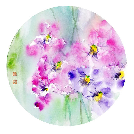 小林漫画  水粉画系列装饰画 客厅装饰艺术/沙发餐厅 书房  背景墙/挂画 商品图4