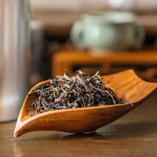 柏联普洱 茶叶 宫廷普洱 武英银罐 景迈普洱生茶散茶 罐装 1000g 商品图2