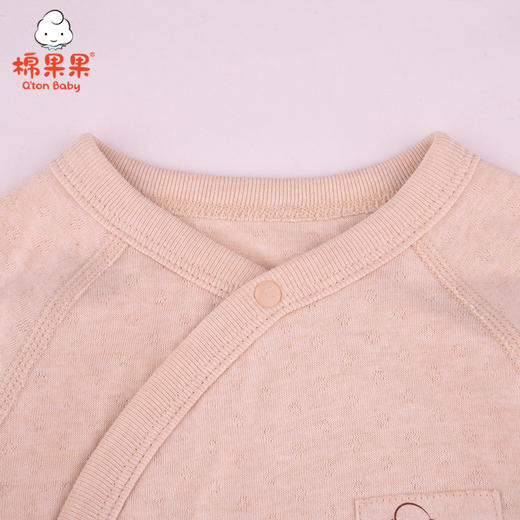 商场同款棉果果秋季新疆彩棉双层提花蝴蝶连体衣连身衣哈衣M301726121403 商品图1