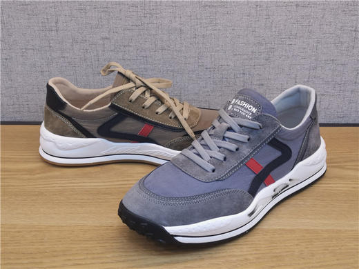 2021豪行春季新款男鞋专柜正品布鞋时尚运动休闲单鞋11195583 商品图4