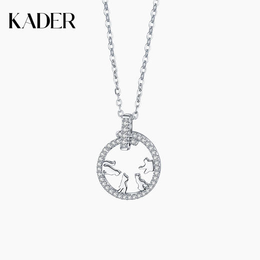 KADER/御猫系列款项链女纯银小众设计感锁骨链生日礼物轻奢 商品图0