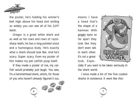 【AR4.1-4.6】Shark School  鲨鱼学校 10册盒装 海洋探险图画章节书 商品图3