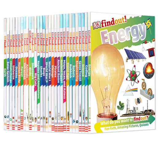 【宝莉爹书单·6-15岁】DK小发现 DK Find Out! 30册 原版图解百科书 DK出版社10年磨一剑作品 搭配主题学习 多规格可选 商品图0