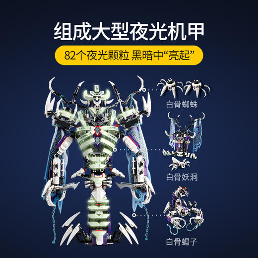 乐高LEGO  三打白骨精夜光机甲  LEGC80028 商品图2
