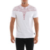 MARCELO BURLON 男士植绒红翼圆领短袖T恤 白色 CMAA018F19001096 0120 商品缩略图1