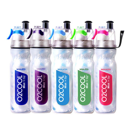【已下架】积分兑换 | 美国进口O2COOL保冷喷雾水杯郭富城同款运动水壶健身（不支持无理由退换）[福利品]undefined 商品图1