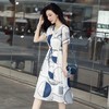 ZQ91 连衣裙女夏2021年新款休闲气质修身法式裙子雪纺碎花裙 商品缩略图1