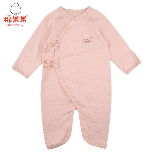 商场同款棉果果秋季新疆彩棉双层提花蝴蝶连体衣连身衣哈衣M301726121403 商品图0