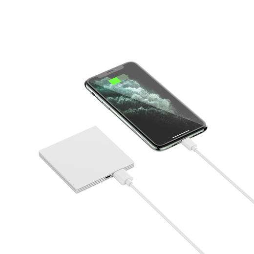 【充电宝】超薄方块饼干移动聚合物电源3000mah毫安手机充电宝 商品图3