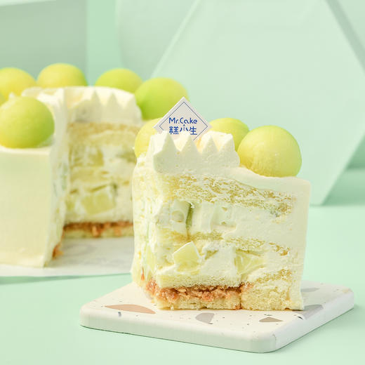 糕小生【玫珑蜜瓜蛋糕】回归上市！清爽玫珑蜜瓜+新西兰动物奶油的完美结合！ 商品图3