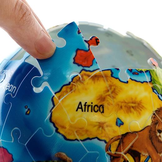 Ravensburger拼图睿思3D拼图球动物地球仪121267 商品图4