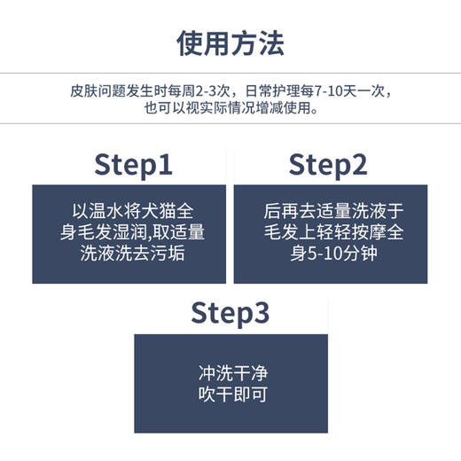那非普肤力新 药浴200ml 全效洗液宠物狗真菌螨虫湿疹驱除跳蚤蜱虫皮肤病香波 商品图2