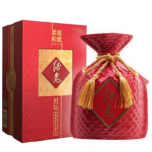 52度酒鬼酒（红坛）500ml 单瓶 商品图0
