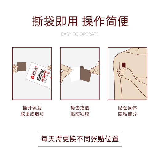 同仁堂戒烟贴男士控烟贴神器随身尼古丁贴片产品戒烟瘾灵贴K 商品图1