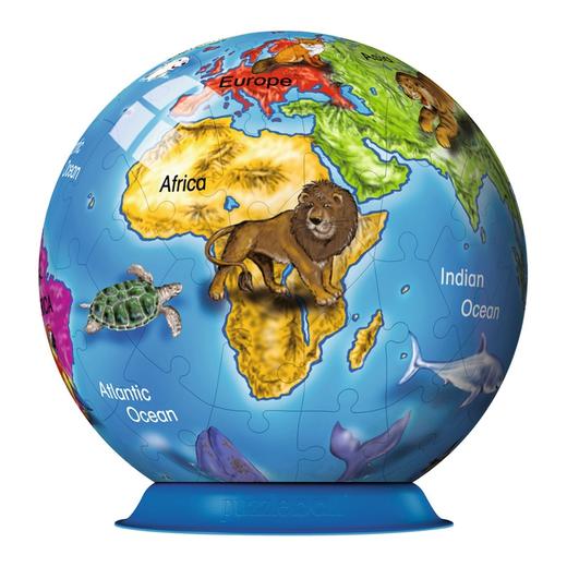 Ravensburger拼图睿思3D拼图球动物地球仪121267 商品图0