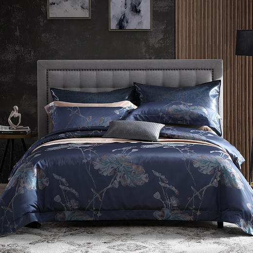 绪安色织大提花四件套 商品图0