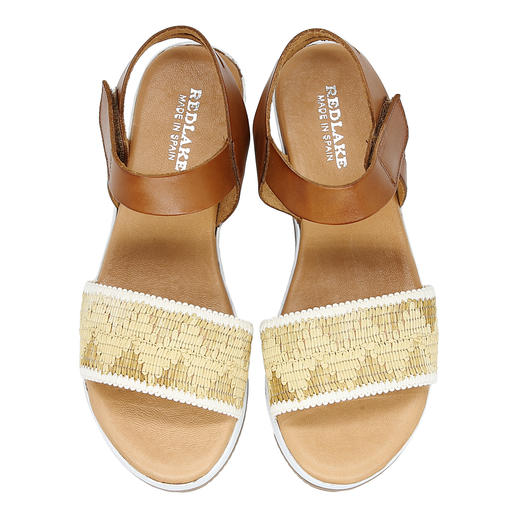 #断码特价36码#西班牙原产优雅超舒适女士皮凉鞋1410L-棕色（简约优雅系列） 商品图5