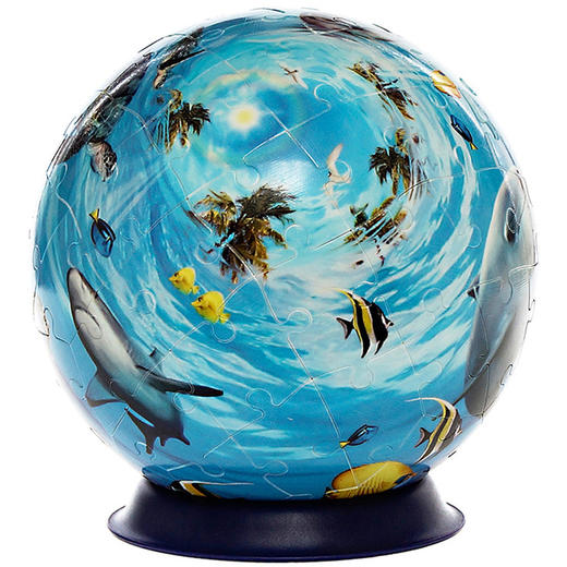 Ravensburger拼图睿思3D拼图球海洋世界121281 商品图1