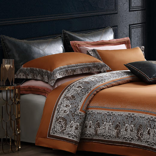 玛雅魅影长绒棉四件套 商品图1