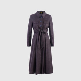 显瘦折子风衣（附腰带）