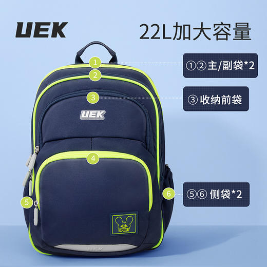 uek童话系列-休闲款小学生书包 商品图1