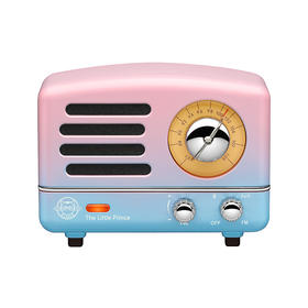 猫王小王子OTR次元光波-元气波MW-2A粉蓝渐变桌面音箱迷你便携式