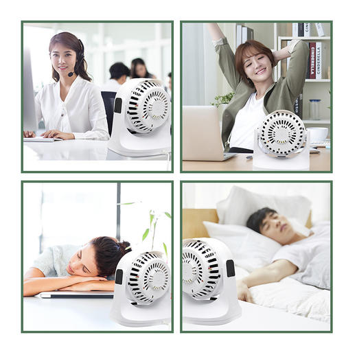 【清凉伴你一夏】空气循环扇涡轮电风扇家用空调空气对流扇换气台式办公风扇生活电器 商品图1