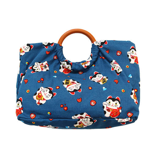 HUJI祤集Noble手提包风の花开运福猫 商品图1