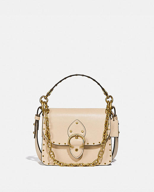 【5折】COACH蔻驰铆钉BEAT 18号单肩包（两色可选） 商品图1