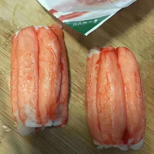 雪蟹柳100g/袋 即食蟹足棒鱈蟹柳 日料寿司火锅食材 东三省包邮 商品图1