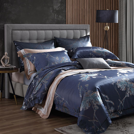 绪安色织大提花四件套 商品图1