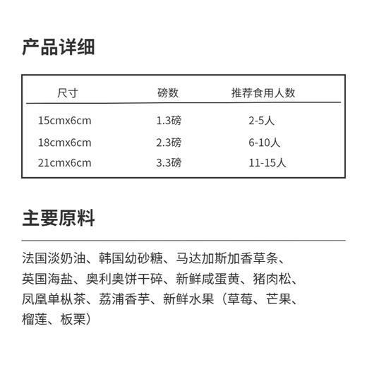 莓莓很芒（香草奶油蛋糕） 商品图1