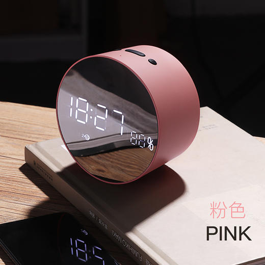 机乐堂时钟蓝牙音响（圆形）/JM-R8无线音箱小型便携式 商品图3