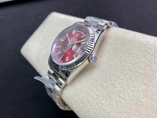 稀缺款 noob 劳力士 酒红色星期日志型系列 2836机芯 36mm 钢带搭配专柜正品一致的 904精钢 商品图9