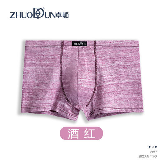 ZDFS-2988纯色中腰内裤男弹性舒适性感内裤 商品图5