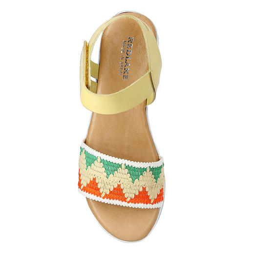 断码特价38码——西班牙原产优雅超舒适女士皮凉鞋1410L-米黄色（简约优雅系列） 商品图2