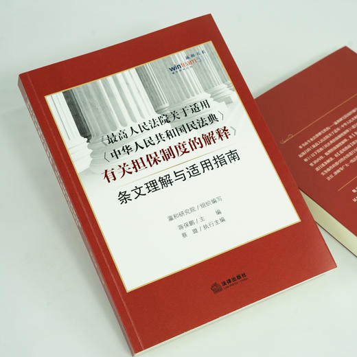 瀛和研究院出品 • 蒋保鹏 x 蔡璇联袂编著：「最高人民法院关于适用（中华人民共和国民法典）有关担保制度的解释条文理解与适用指南」丨以案释法x总结实务经验x梳理操作指南 商品图5