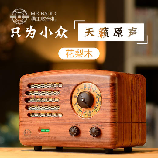 猫王典藏级收音机/R602BPW复古无线蓝牙音响 商品图3