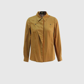 门襟加装饰搭片衬衣