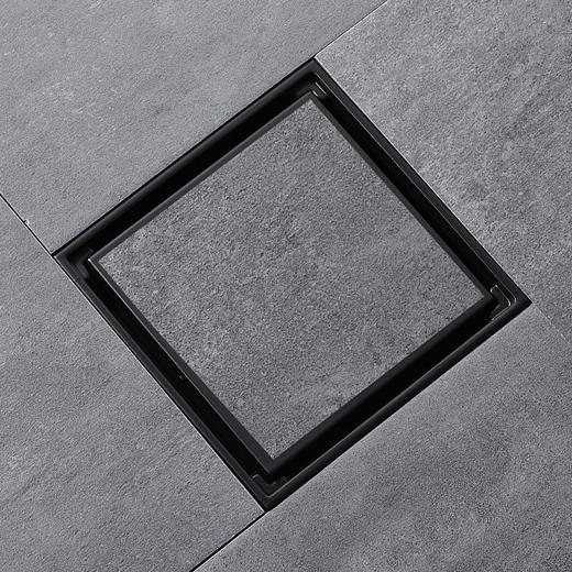 SQ：3848四方隐形地漏 -992黑古 商品图2