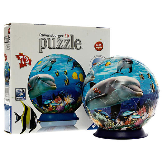 Ravensburger拼图睿思3D拼图球海洋世界121281 商品图4