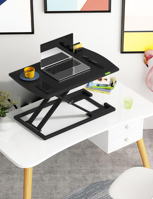 【站坐结合 健康办公】米乔人体工学 气动升降桌  14年专注人体工学跨国品牌，呵护腰椎颈椎 商品图4