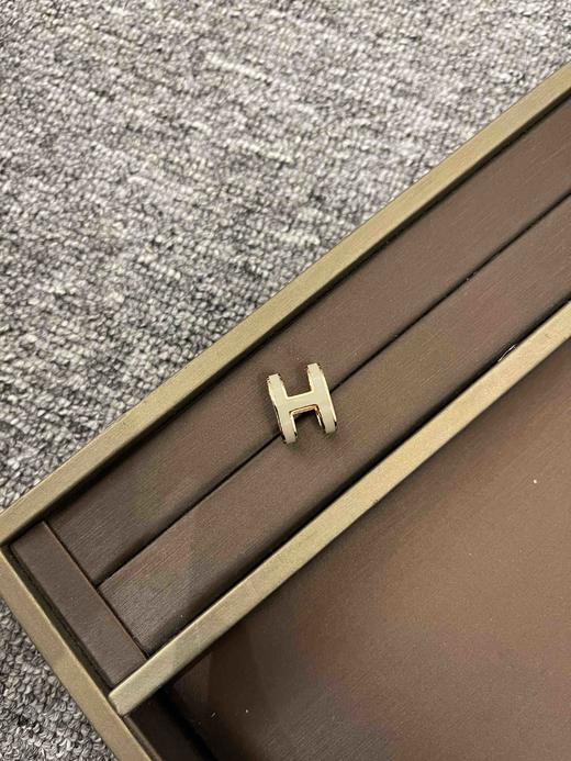 爱马仕经典H项链（奶茶色），乱真精工，高品质，实拍，配全套专柜包装 商品图1