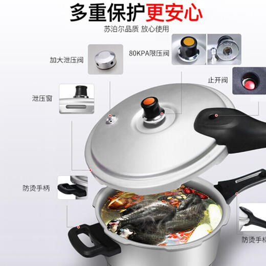 苏泊尔好帮手压力锅蒸格型【YL229H2】 商品图1