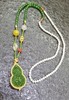 S925和田玉（碧玉-苹果绿）项链--葫芦香囊 商品缩略图9