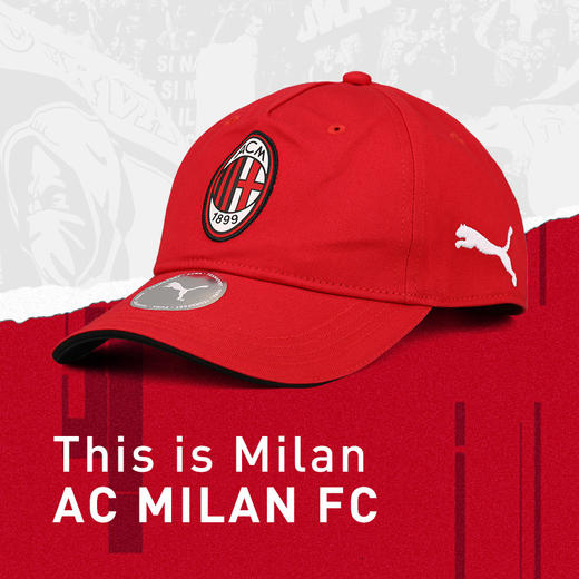 正品PUMA/彪马AC米兰足球运动休闲百搭棒球帽男022751-09 商品图0
